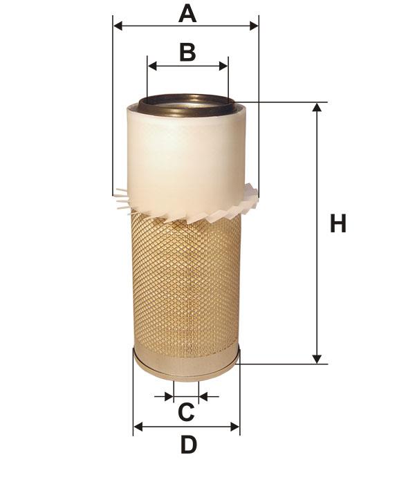Air filter for special equipment Filtron AM 402&#x2F;1