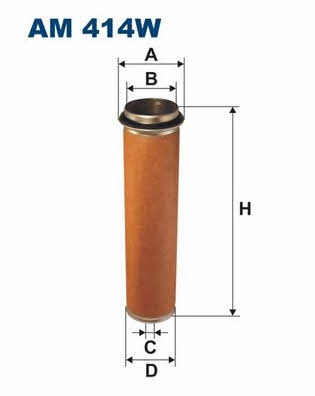 Air filter Filtron AM 414W