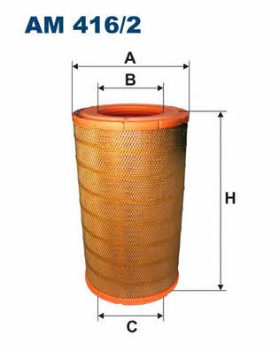 Air filter Filtron AM 416/2