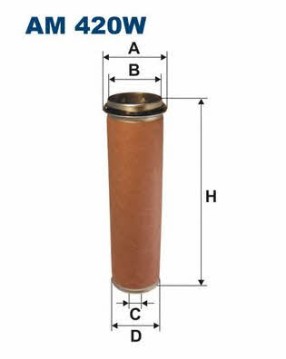 Air filter Filtron AM 420W
