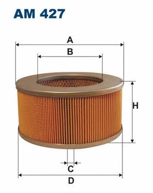 Air filter Filtron AM 427