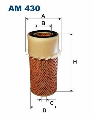 Air filter Filtron AM 430