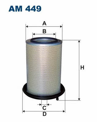 Air filter Filtron AM 449