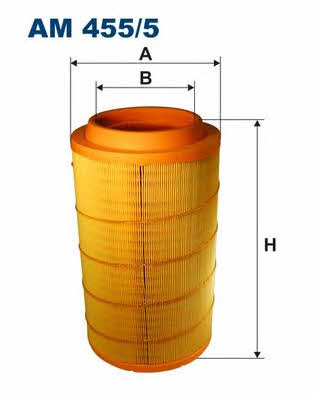 Air filter Filtron AM 455/5