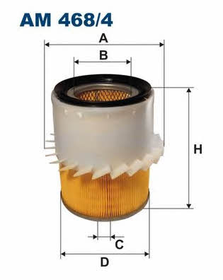 Air filter Filtron AM 468/4