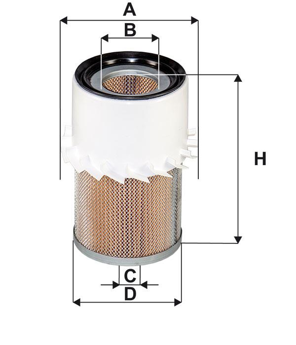 Air filter Filtron AM 470