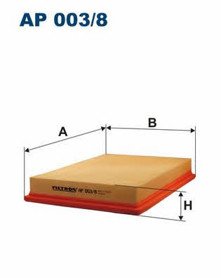 Air filter Filtron AP 003/8