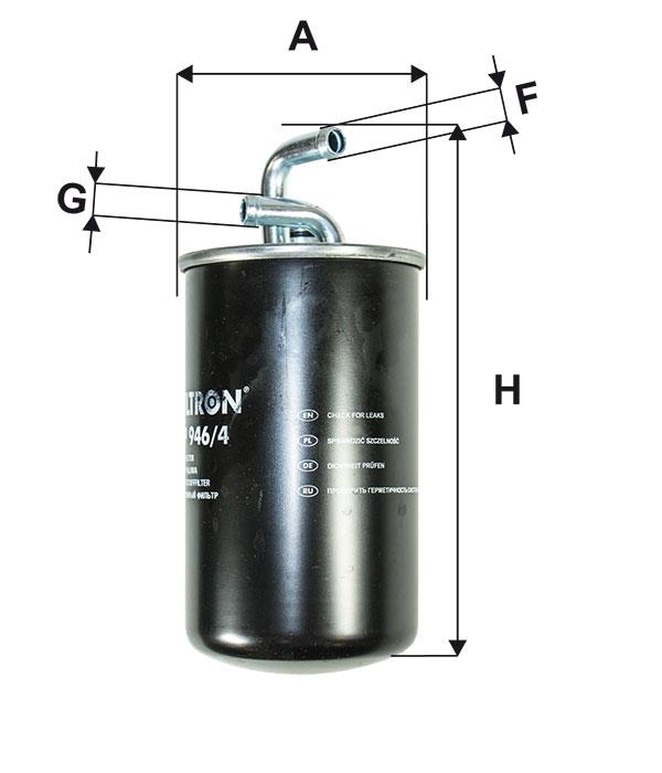 Fuel filter Filtron PP 946/4