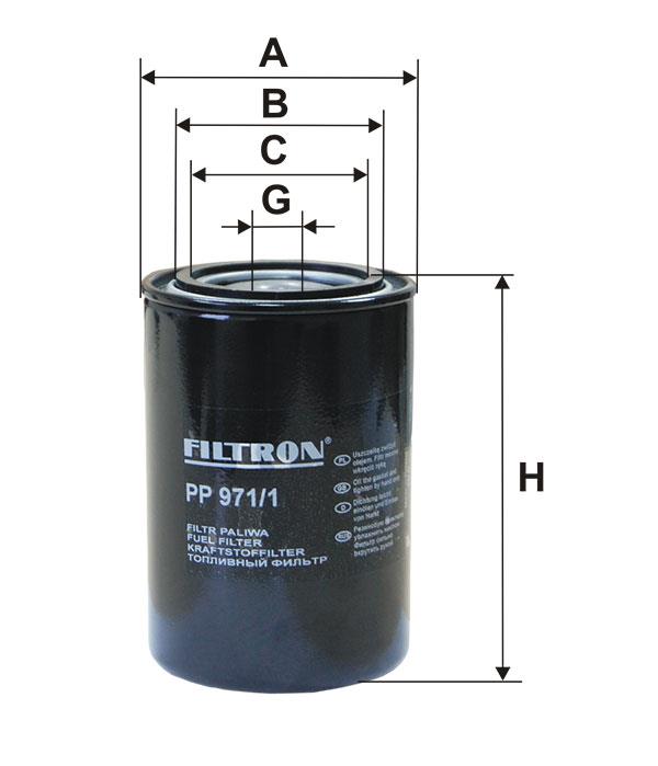 Fuel filter Filtron PP 971/1