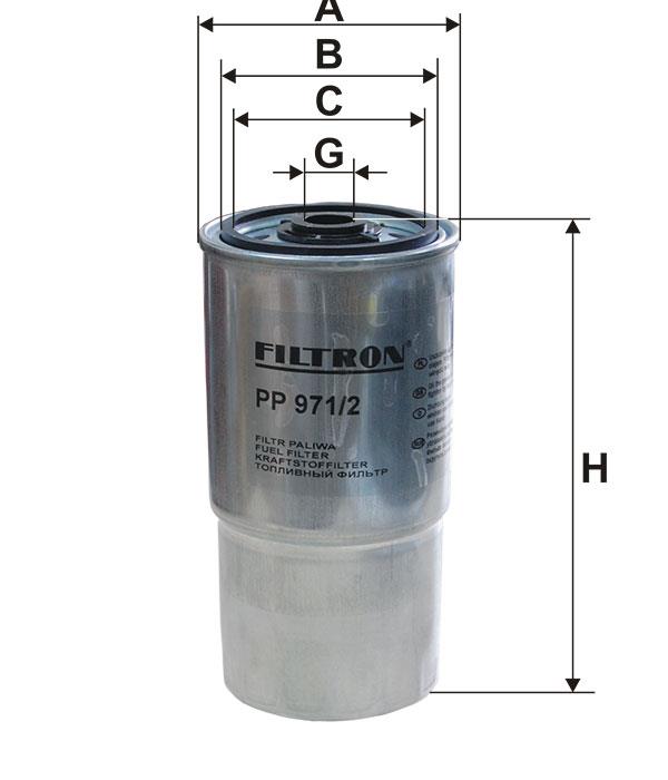 Fuel filter Filtron PP 971/2