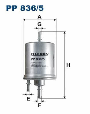 Fuel filter Filtron PP 836/5
