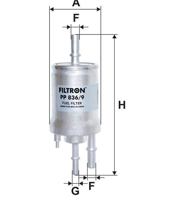 Fuel filter Filtron PP 836&#x2F;9