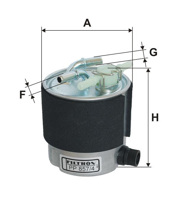 Fuel filter Filtron PP 857/4