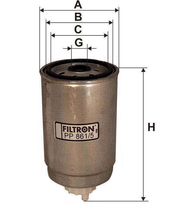 Fuel filter Filtron PP 861/5