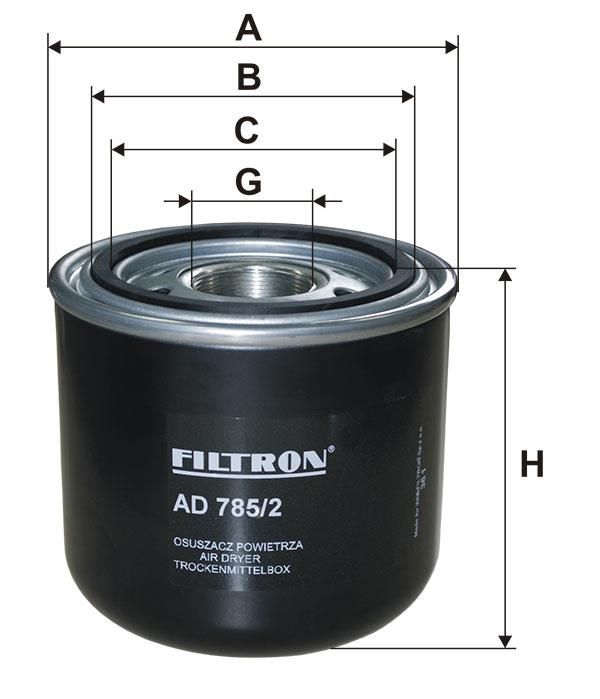 Dehumidifier filter Filtron AD 785/2