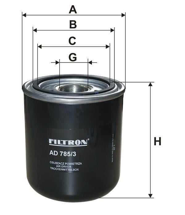 Dehumidifier filter Filtron AD 785&#x2F;3