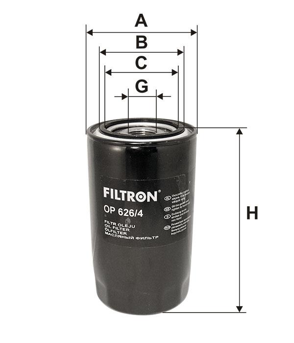 Oil Filter Filtron OP 626/4