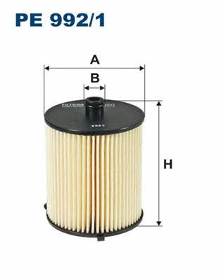 Fuel filter Filtron PE 992/1