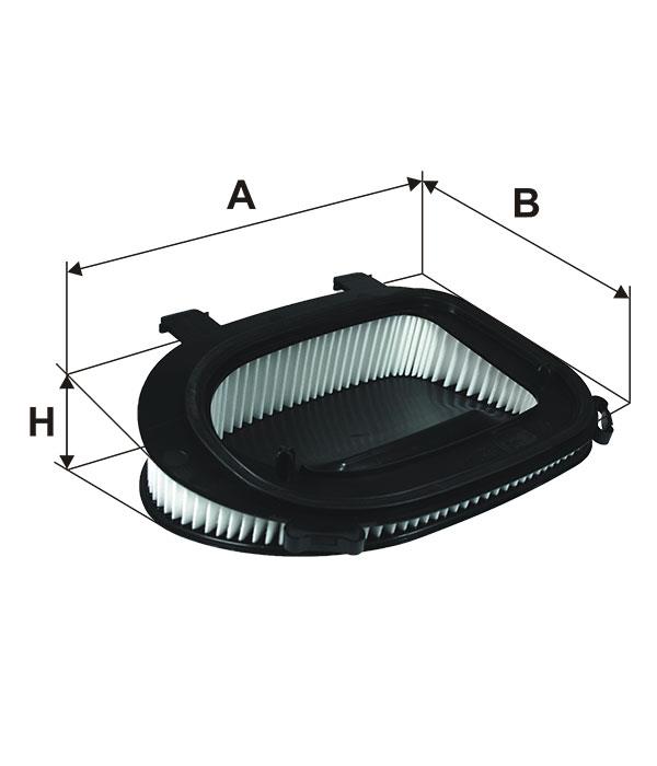 Air filter Filtron AK 362/6