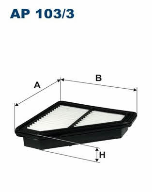Air filter Filtron AP 103/3
