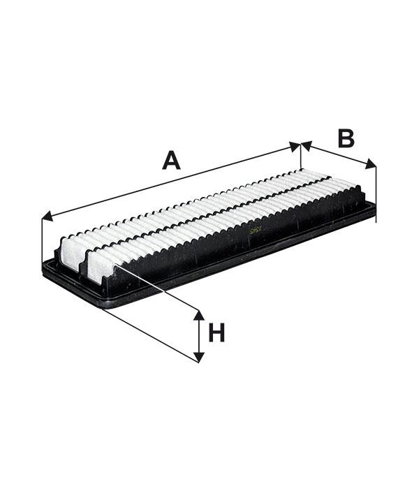 Air filter Filtron AP 122/1