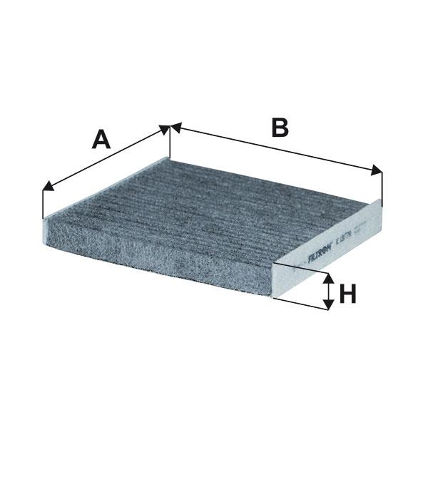 Cabin filter with activated carbon Filtron K 1377A