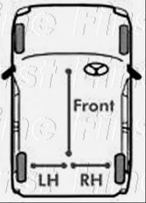 First line FKB2974 Cable Pull, parking brake FKB2974