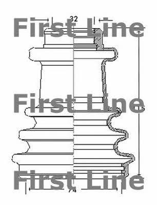 First line FCB2097 Bellow, driveshaft FCB2097