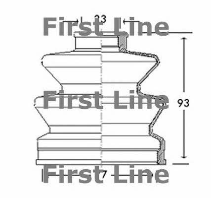 First line FCB2659 Bellow, driveshaft FCB2659