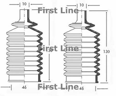 First line FSG3022 Steering rod boot FSG3022