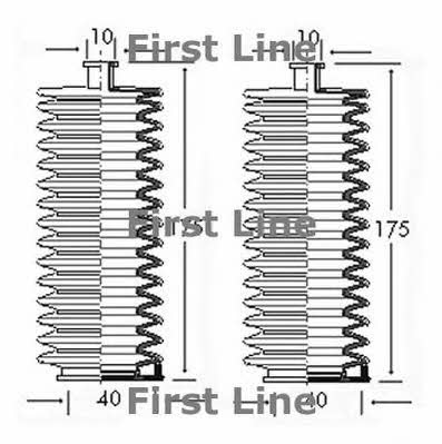 First line FSG3025 Steering rod boot FSG3025