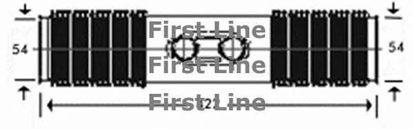 First line FSG3190 Steering rod boot FSG3190