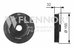 Flennor FVD99545 Pulley crankshaft FVD99545