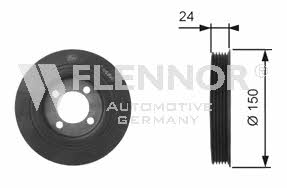 Flennor FVD99548 Pulley crankshaft FVD99548