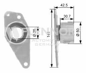 Flennor FU15014 Tensioner pulley, timing belt FU15014