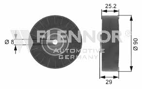 Flennor FU20909 V-ribbed belt tensioner (drive) roller FU20909