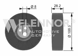 Flennor FU21993 V-ribbed belt tensioner (drive) roller FU21993
