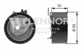 Flennor FS05910 Tensioner pulley, timing belt FS05910