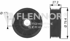 Flennor FS99240 V-ribbed belt tensioner (drive) roller FS99240