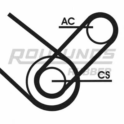 Fomar Roulunds 4K0874T1 Drive belt kit 4K0874T1