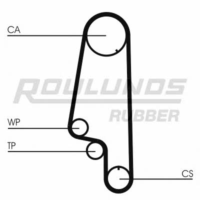 Timing Belt Kit Fomar Roulunds RR1020K2