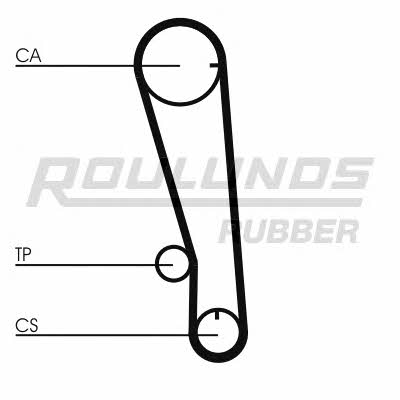 Timing belt Fomar Roulunds RR1351