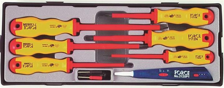 Force Tools 20712 A set of dielectric screwdrivers (in the tool tray) 7 units. 20712