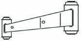 Frap 2329 Suspension arm front upper right 2329