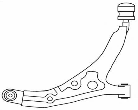 Frap 1855 Track Control Arm 1855