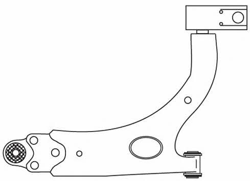 Frap 2553 Suspension arm front lower right 2553