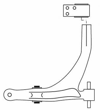 Frap 3446 Suspension arm front lower right 3446
