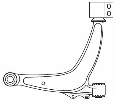 Frap 4418 Track Control Arm 4418