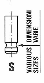 Exhaust valve Suzuki Splash: R6723RNT Freccia Exhaust valve