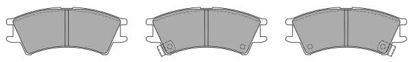 Fremax FBP-1110 Brake Pad Set, disc brake FBP1110